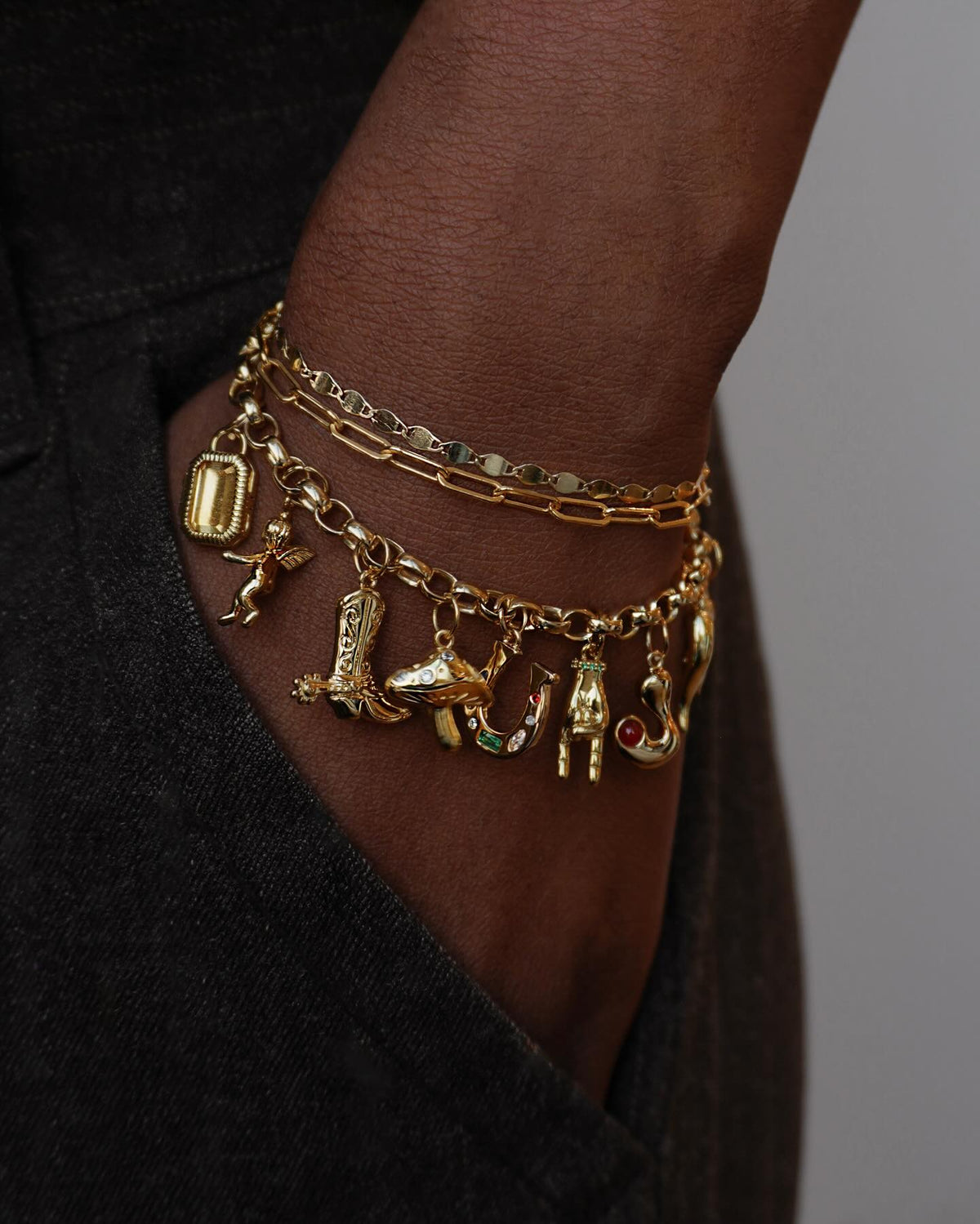 Merle Cowboy Boot Charm
