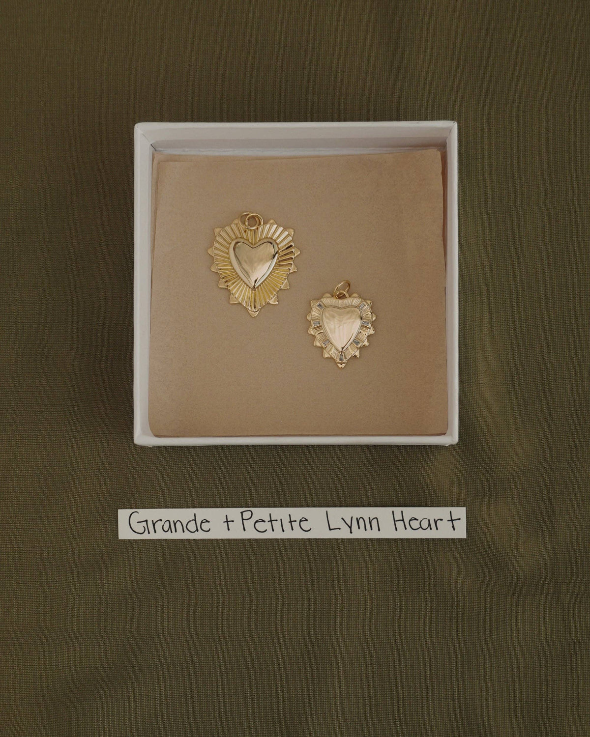 Grande Lynn Engravable Heart Charm