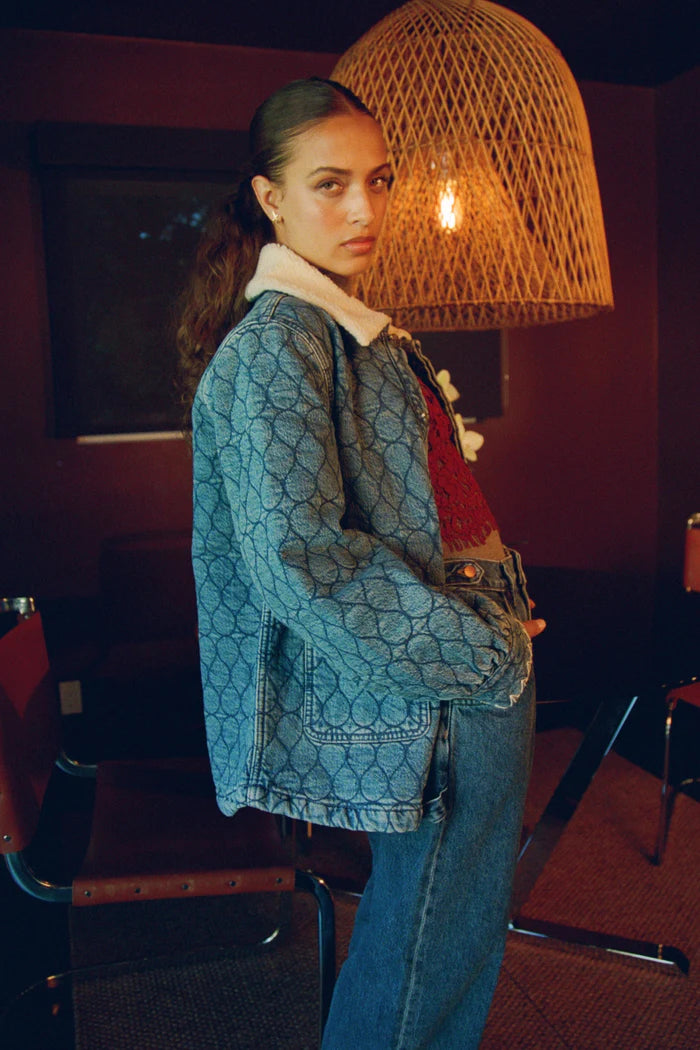 Frida Sherpa Quilted Jacket