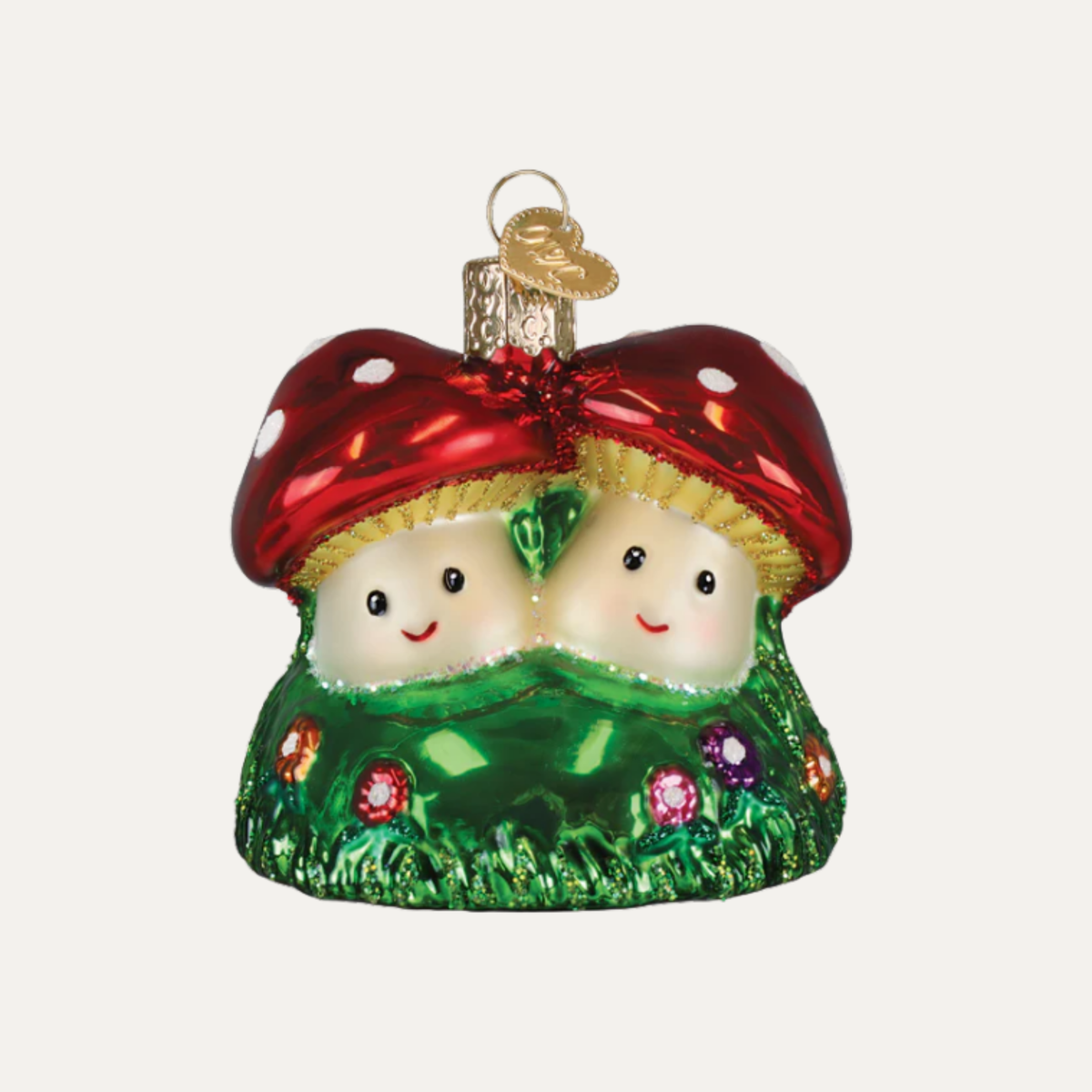 Happy Mushrooms Ornament