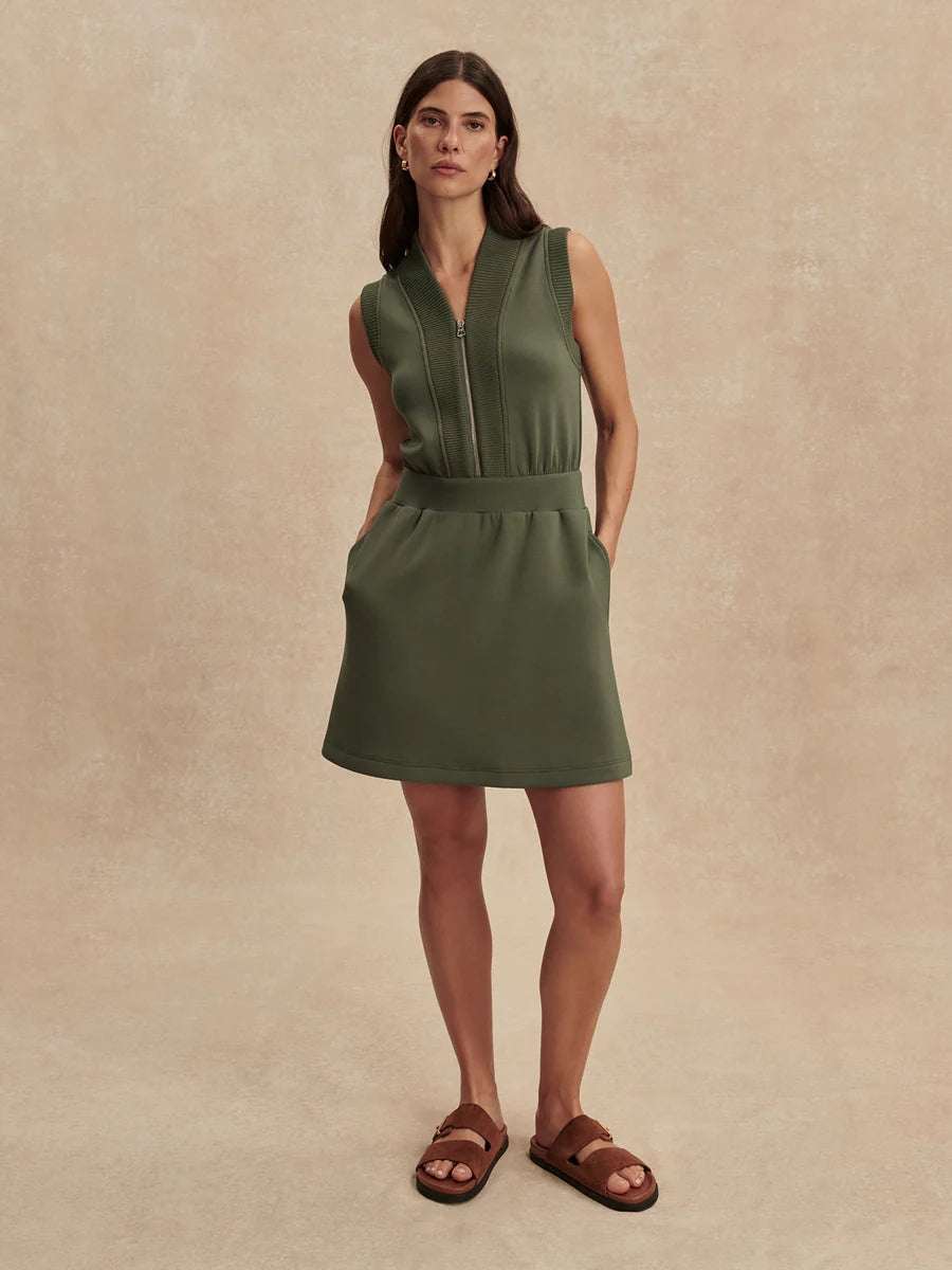 Polyanna Half-Zip Dress | Thyme