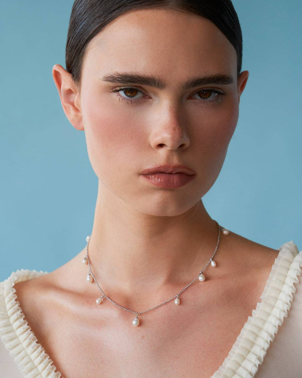 Amelie Necklace | Silver