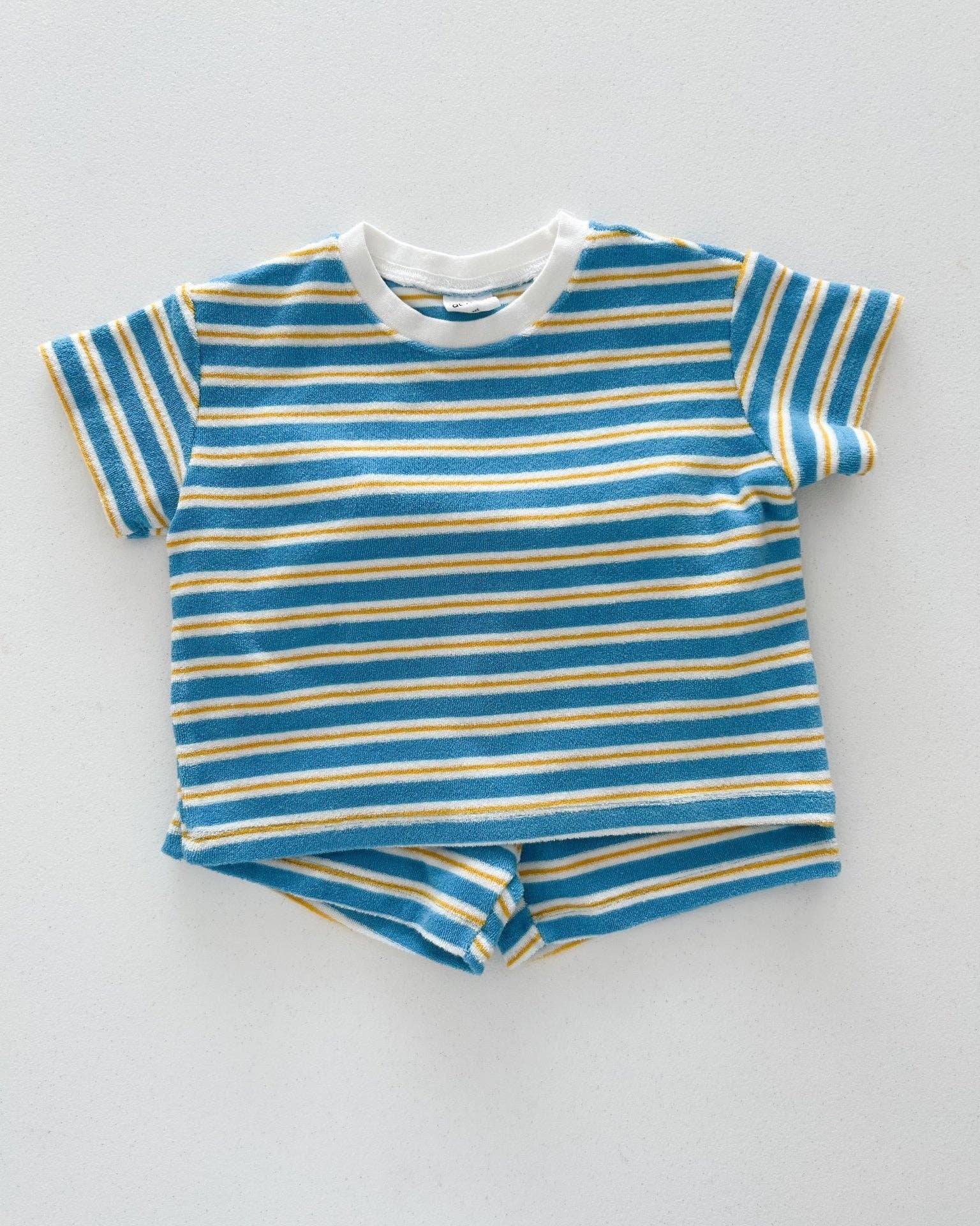 Sunny Stripe Terry Lounge Set