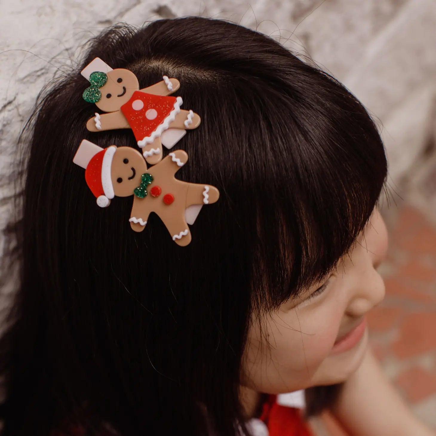 Gingerbread Cookie Alligator Clips