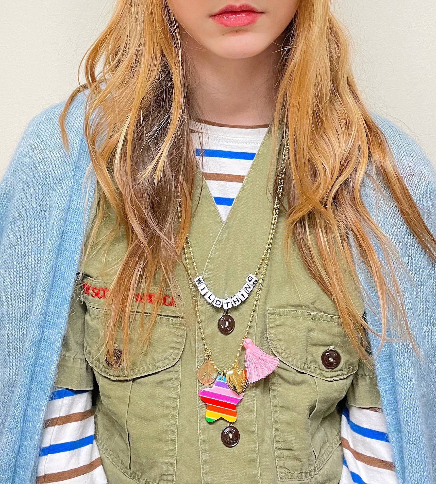 Love & Peace Charms Necklace