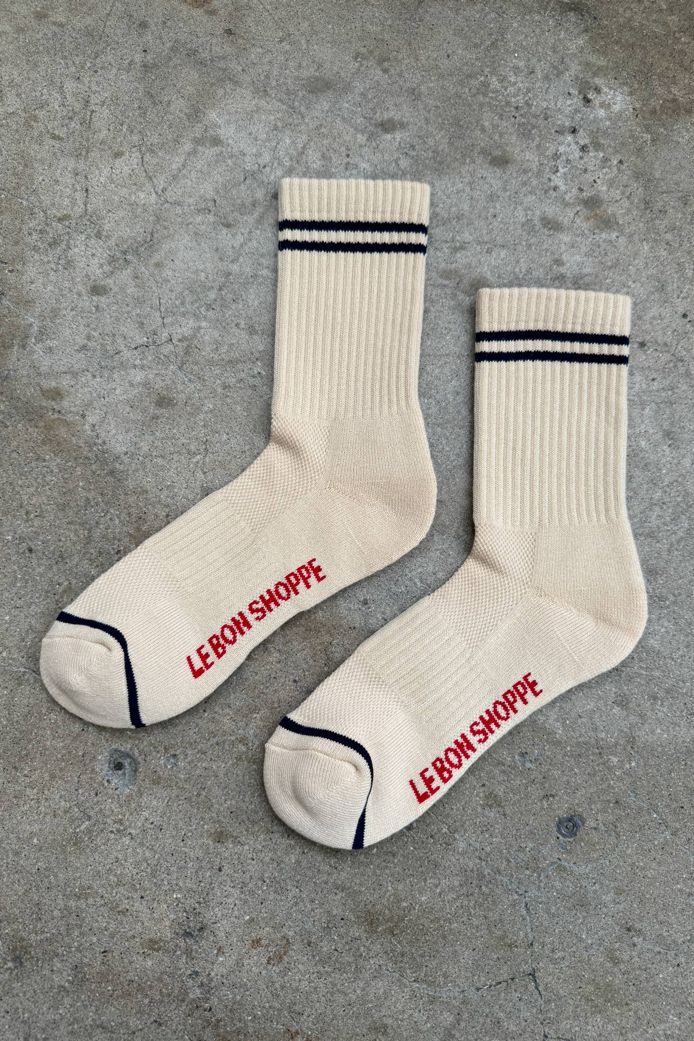 Boyfriend Socks in Cashew