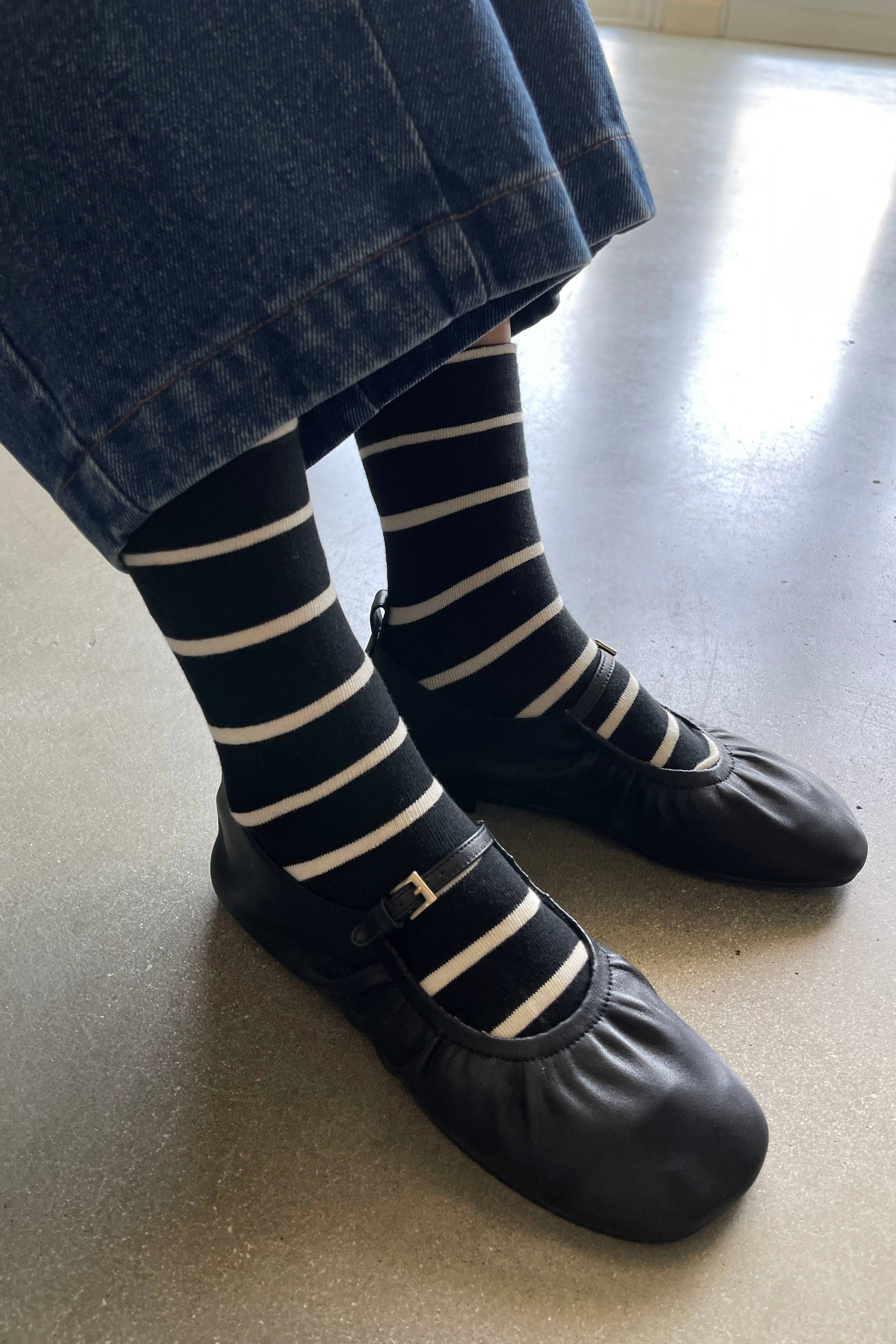 Wally Socks in Black