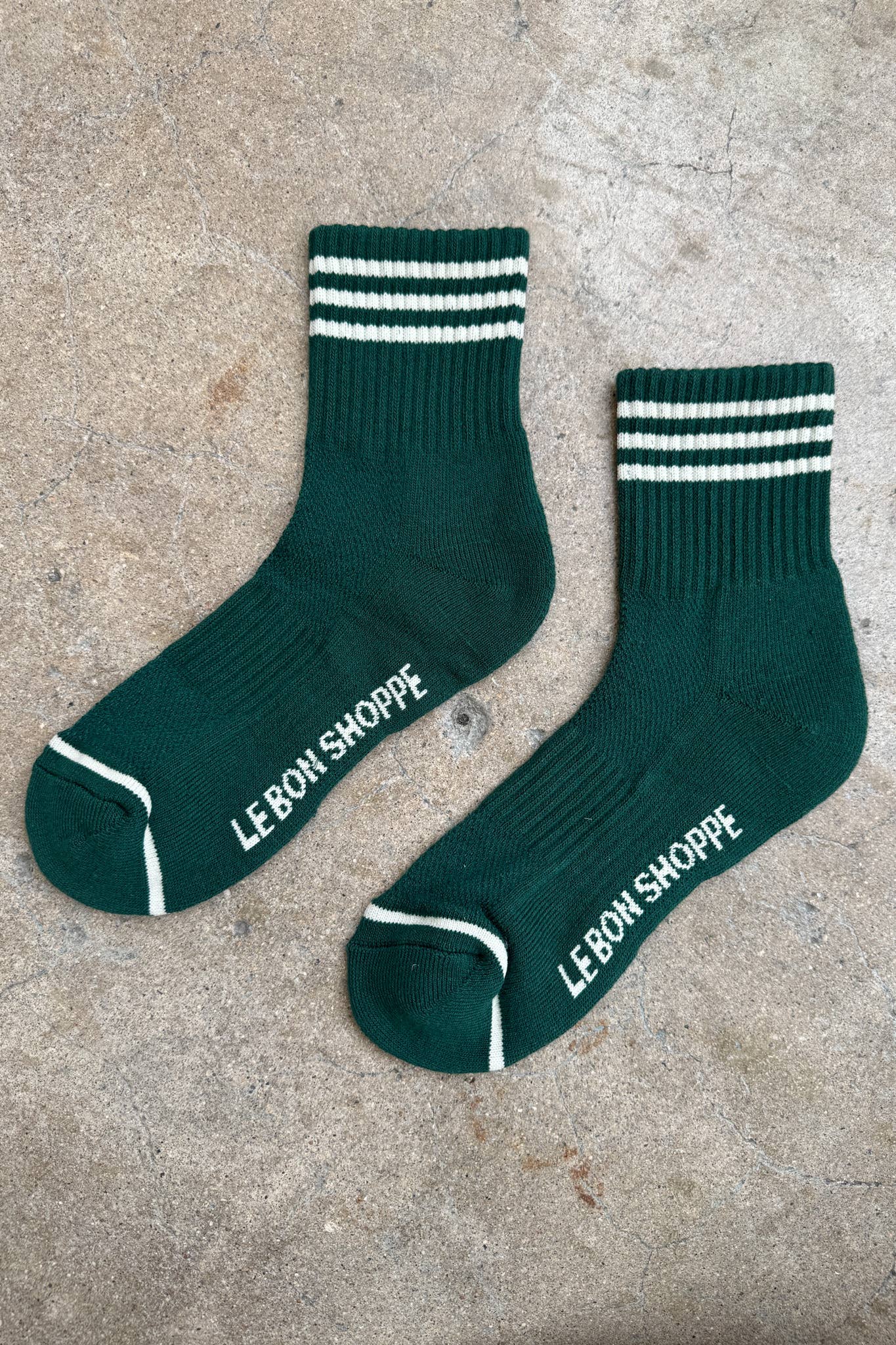Girlfriend Socks in Hunter Green