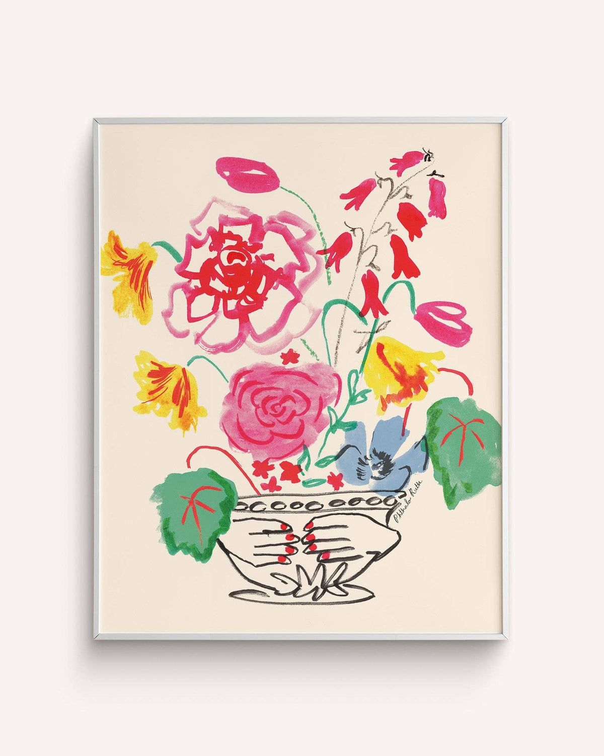 Blooming Hands Art Print