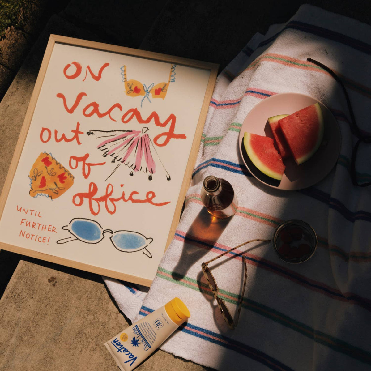 On Vacay: Out of Office Art Print