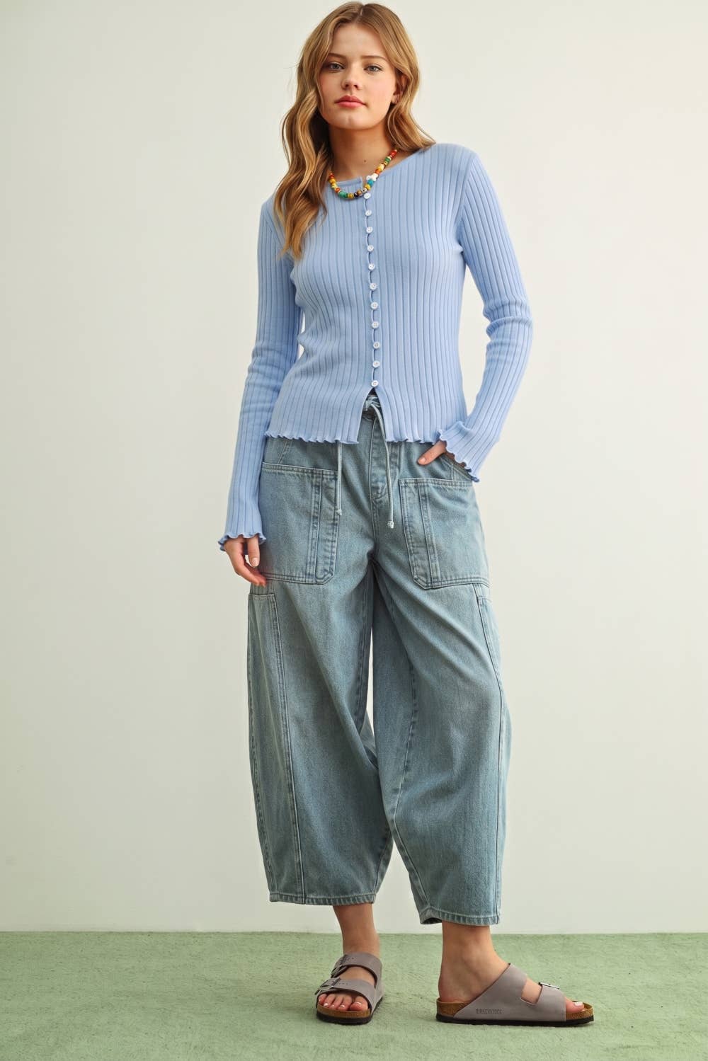 Ribbed Brea Knit Top