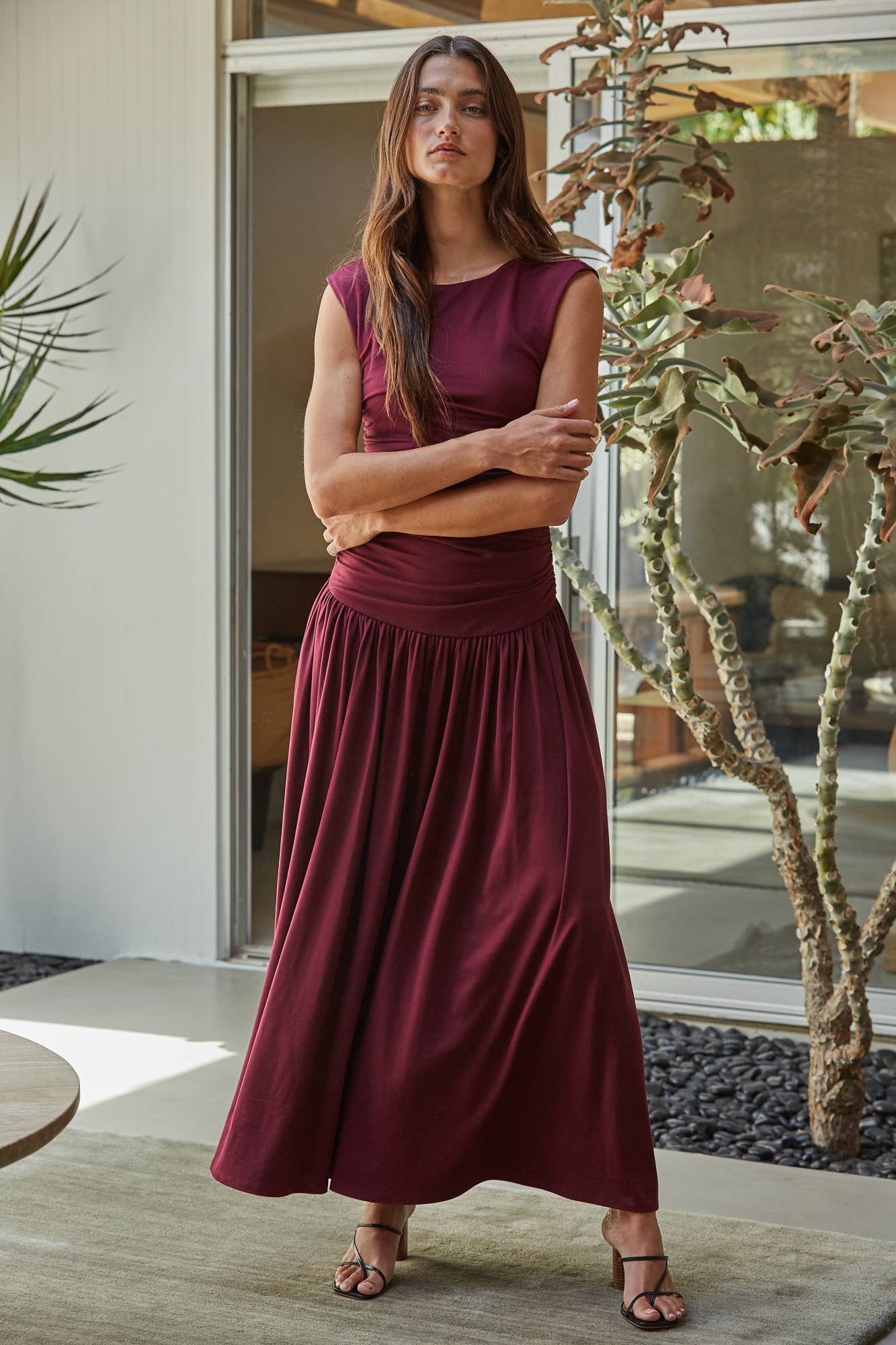 Ruched Chloe Maxi Dress