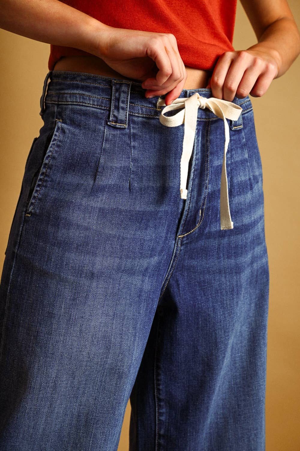 Dockside Tie Denim Pants