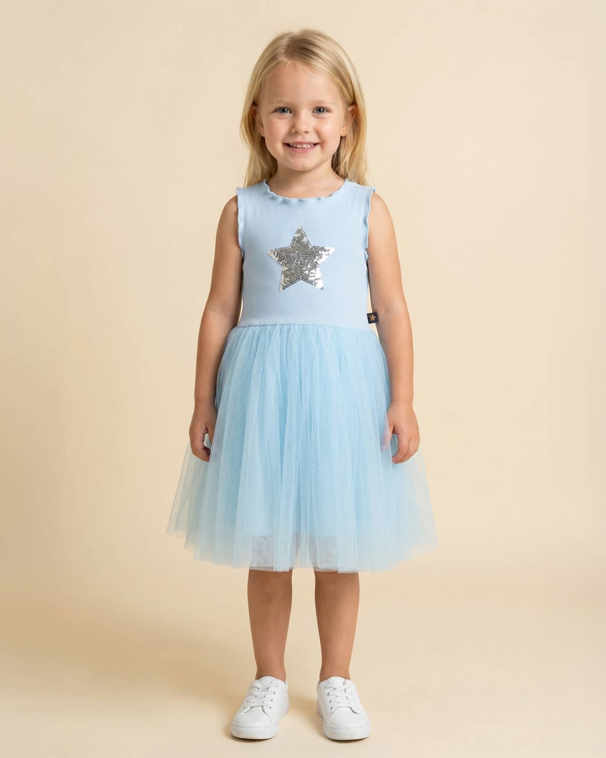 Sky Blue Star Tutu Dress