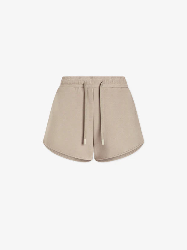 Margot Low Rise Short 3" in Abbey Stone