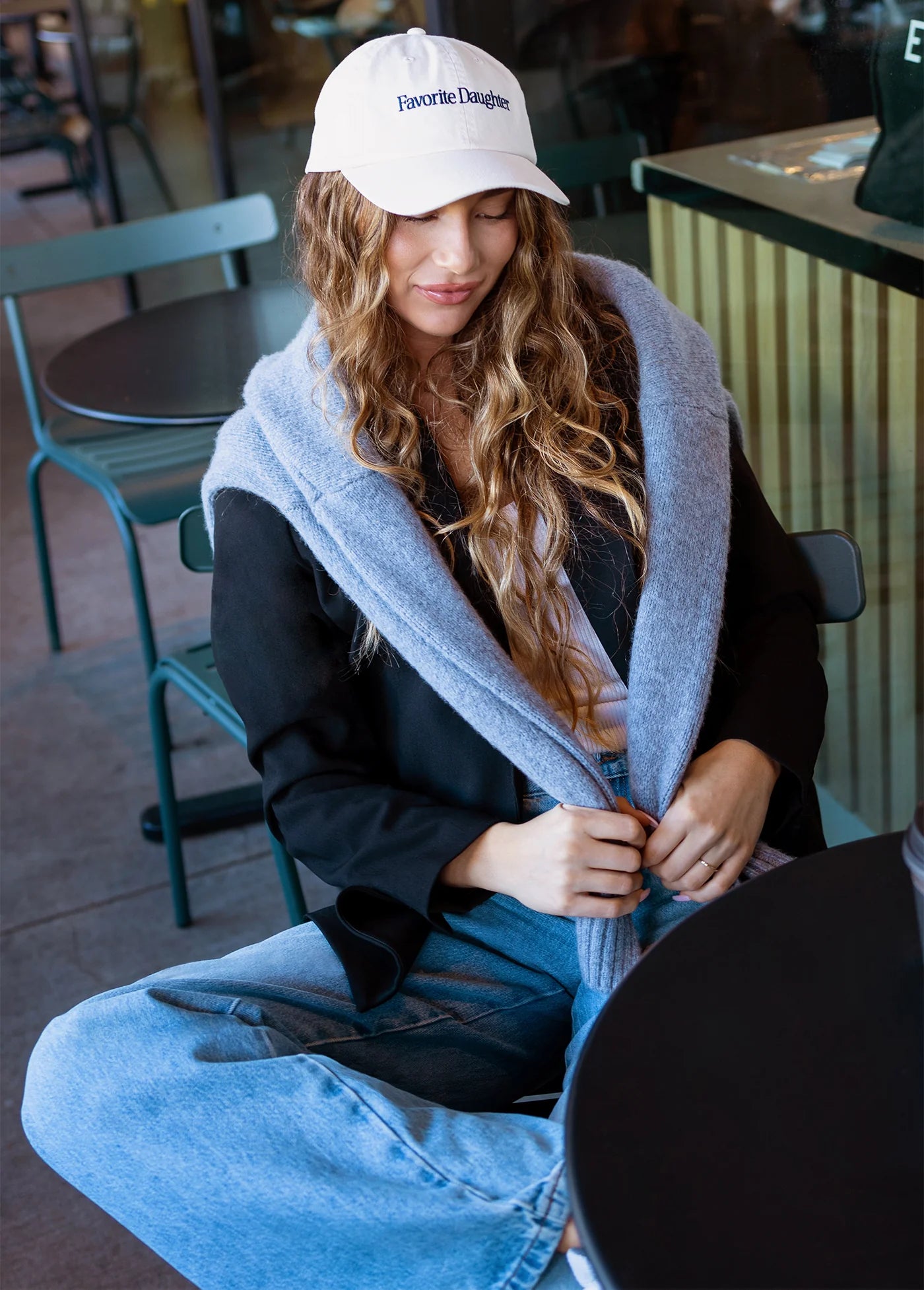 Classic Logo Baseball Hat in Ecru