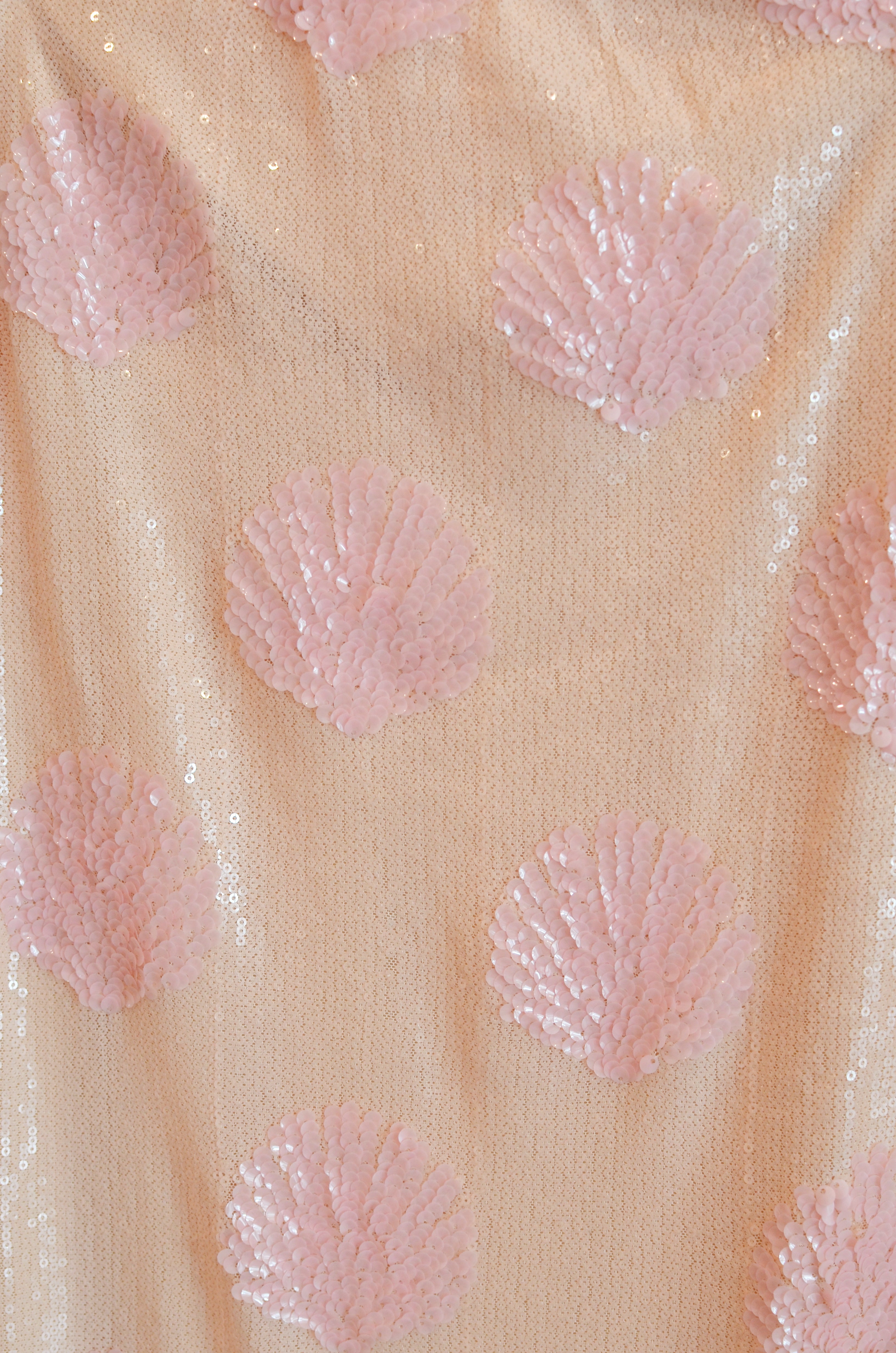 Lizzy Midi Dress | Shell Sequins
