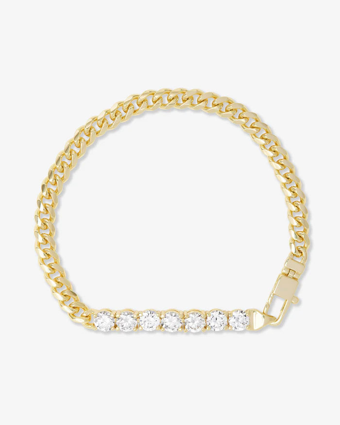 Baby Julian Loves Diamonds Bracelet | Gold