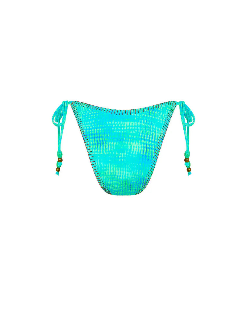 Lace Stitch Ring Tie Bikini Bottom | Summer Seas