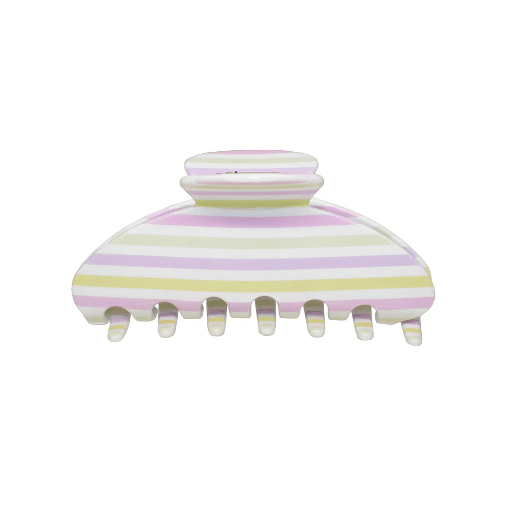 Big Effing Claw Clip in Pastel Cabana