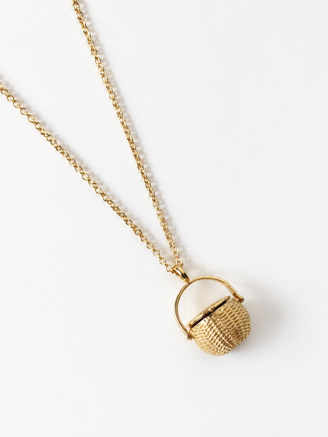 Birkin Basket Necklace