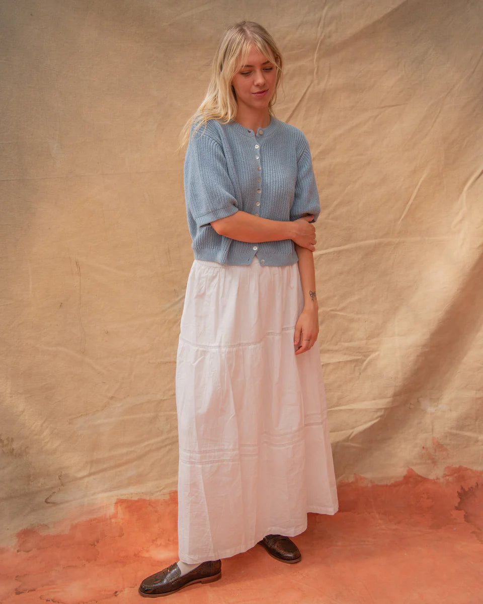 Coastal Cardigan in Light Blue