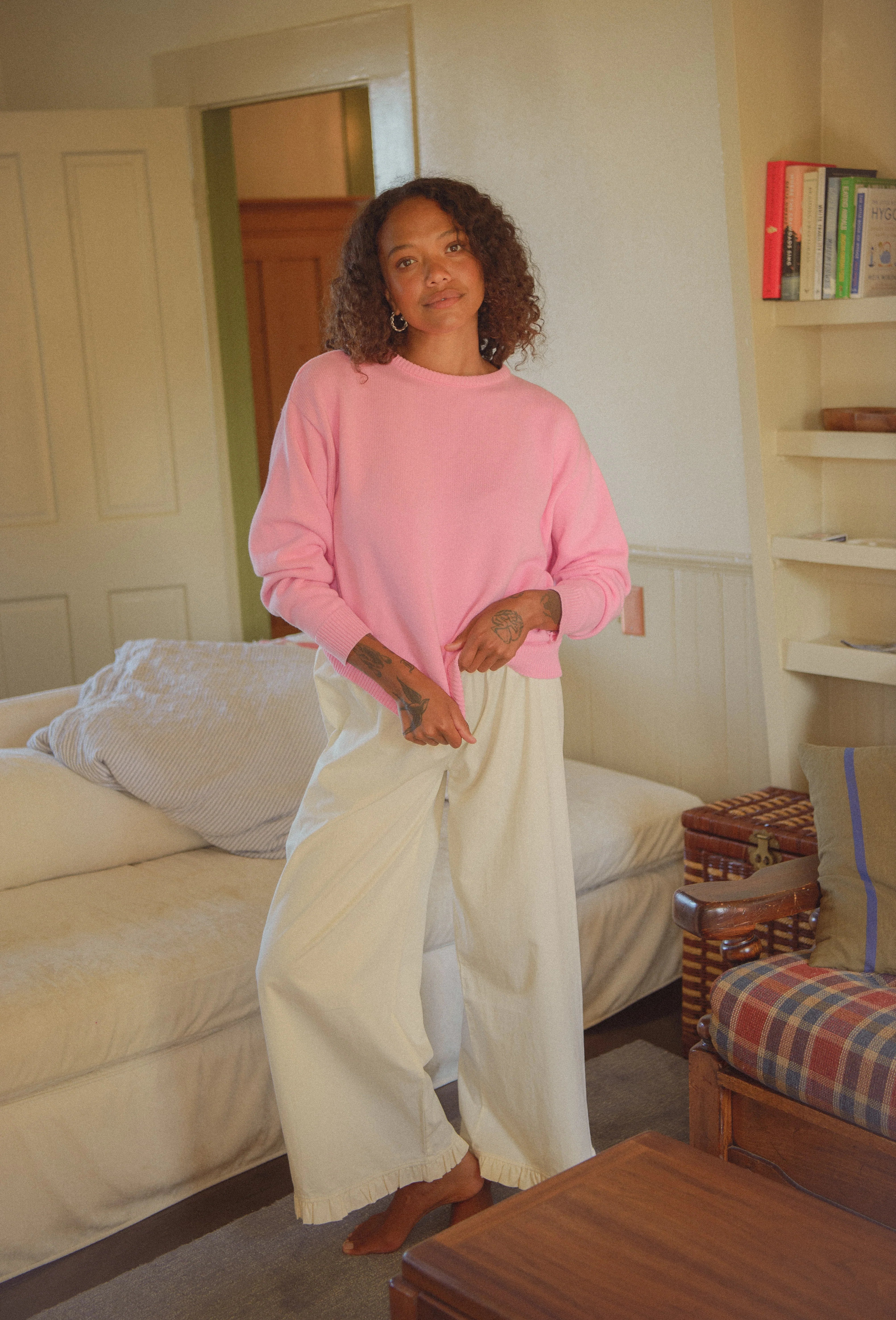 I Can't Believe It's Not Vintage Crewneck | Bubblegum