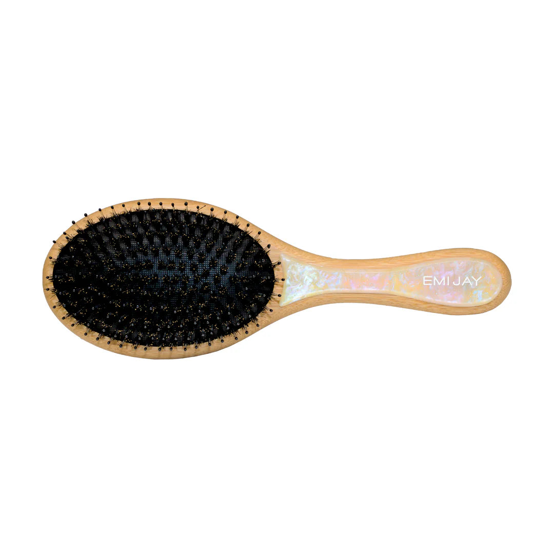 Flat Hair Brush in Lemon Sugar