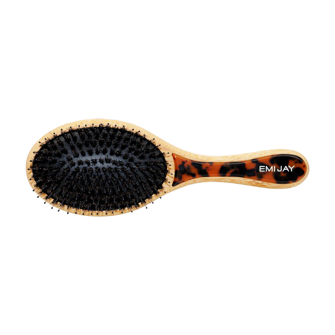 Flat Hair Brush in Tortoise