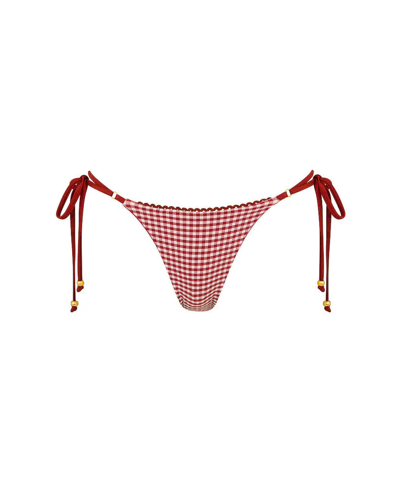 Decorative Thong Tie Side Bikini Bottom | Coco Kisses