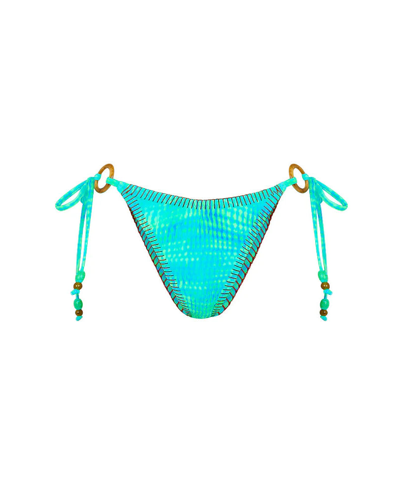 Lace Stitch Ring Tie Bikini Bottom | Summer Seas