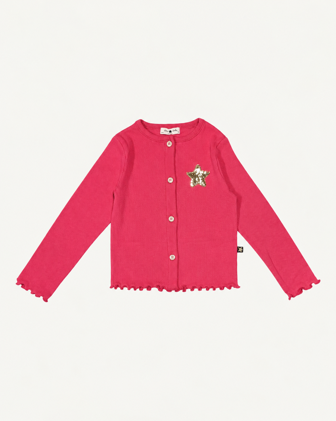 Fuchsia Star Cardigan