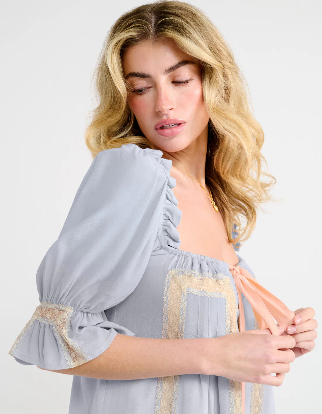 Heirloom Mini Dress | French Blue