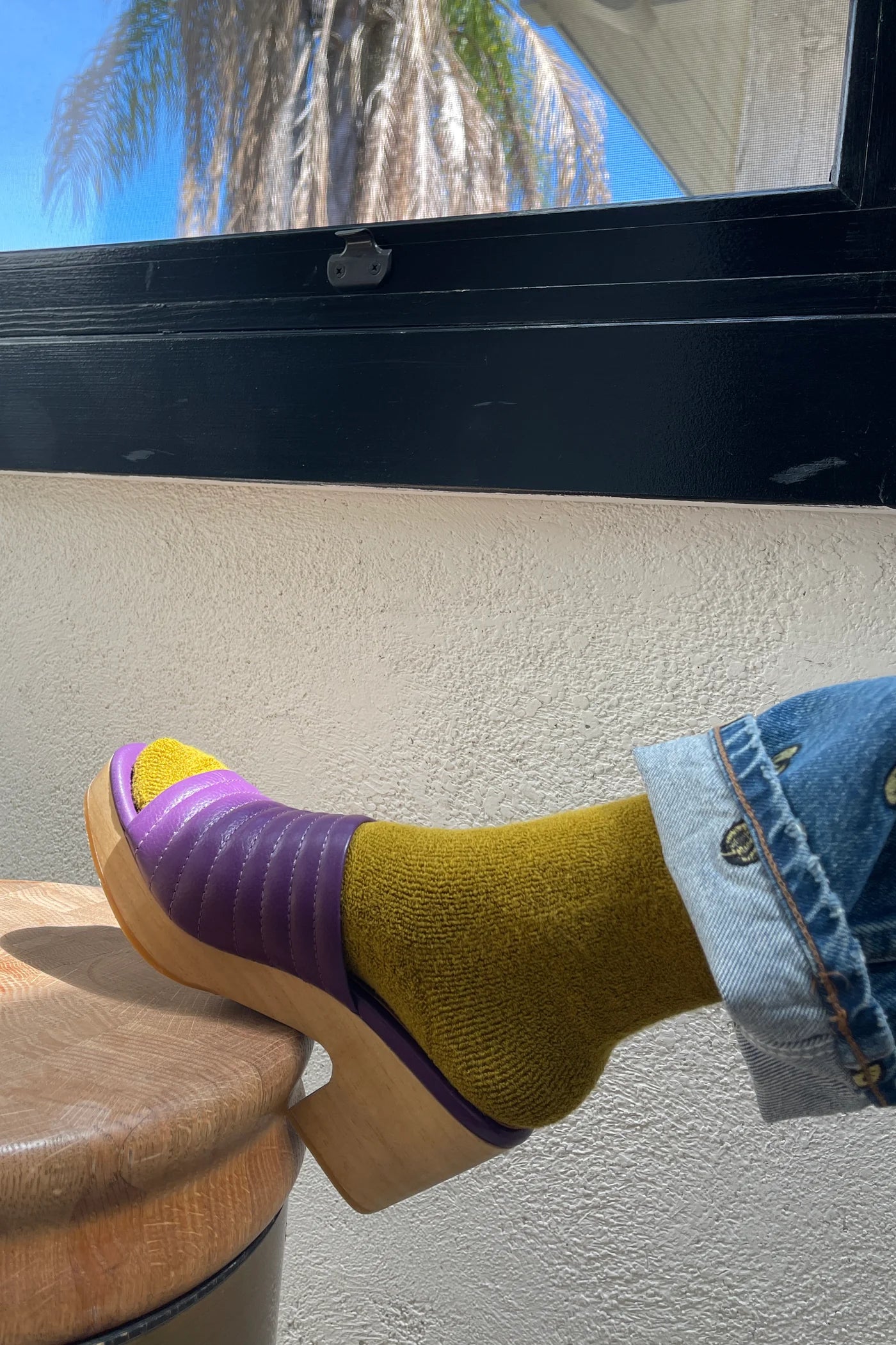 Cloud Socks | Green Olive