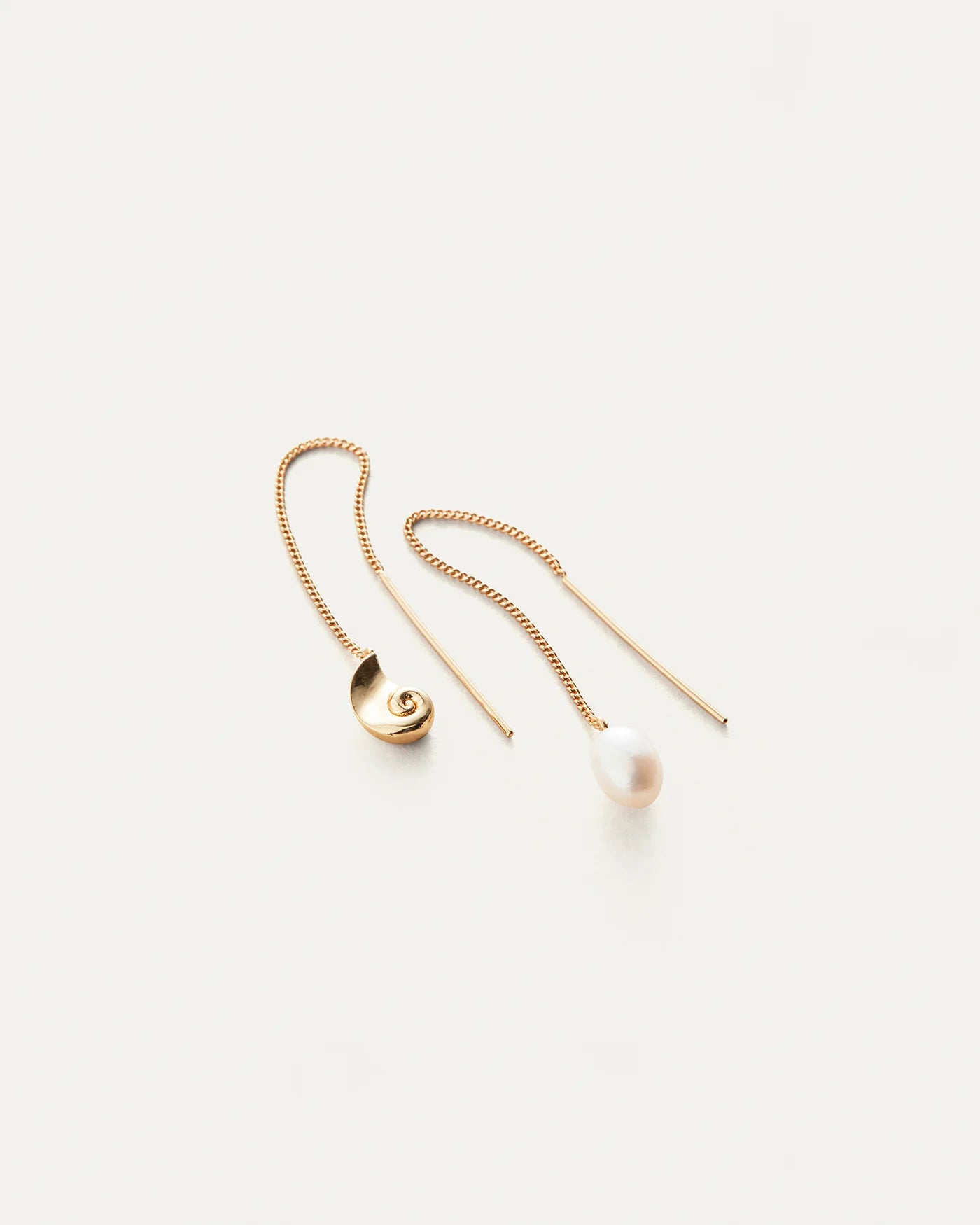Lucille Threader Earrings in Gold