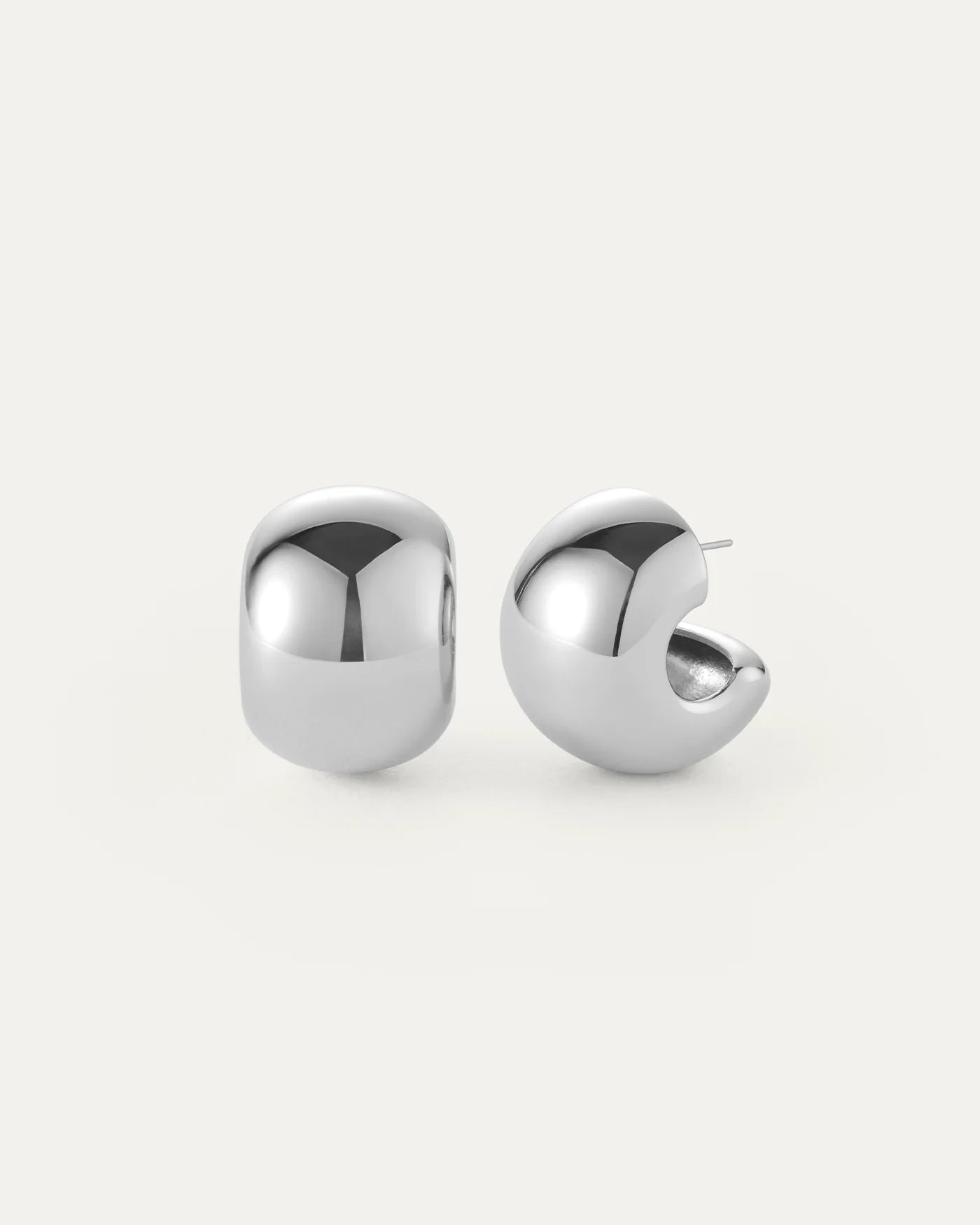 Gemma Hoops | Silver