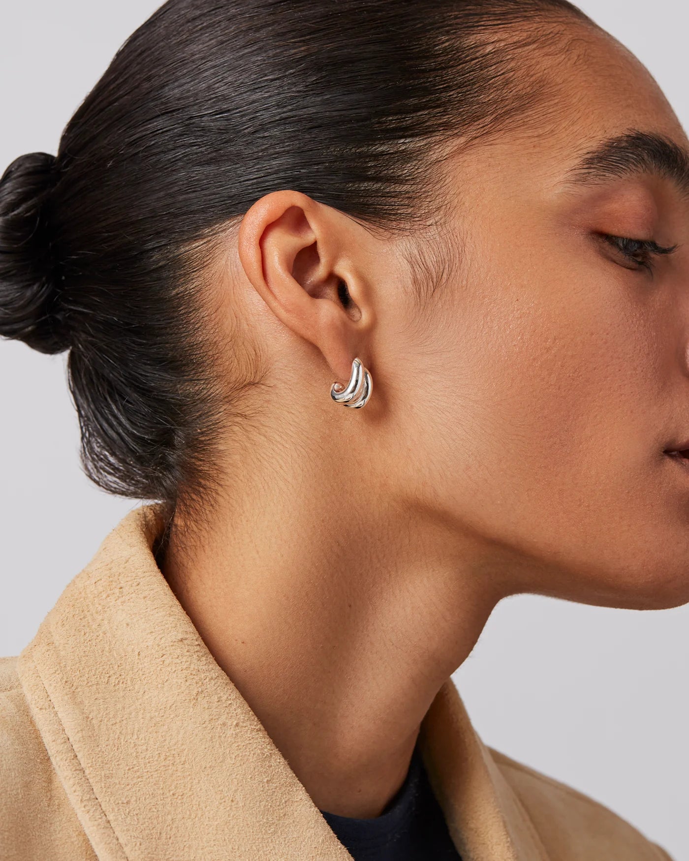 Mini Florence Earrings | Silver