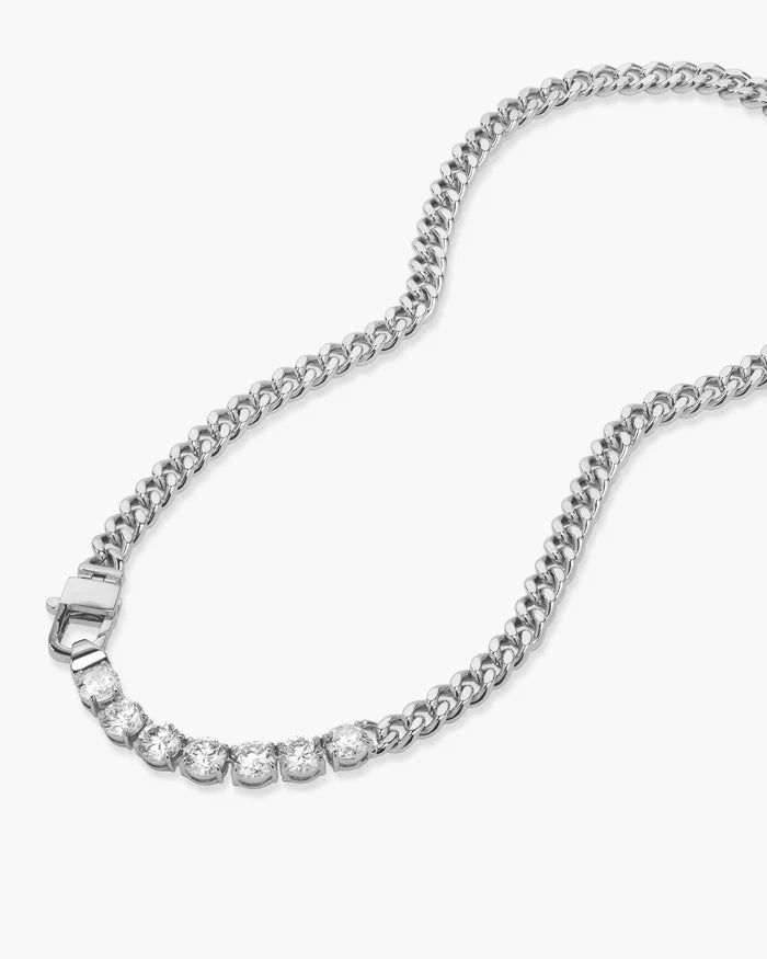 Julian Loves Diamonds Necklace | Silver