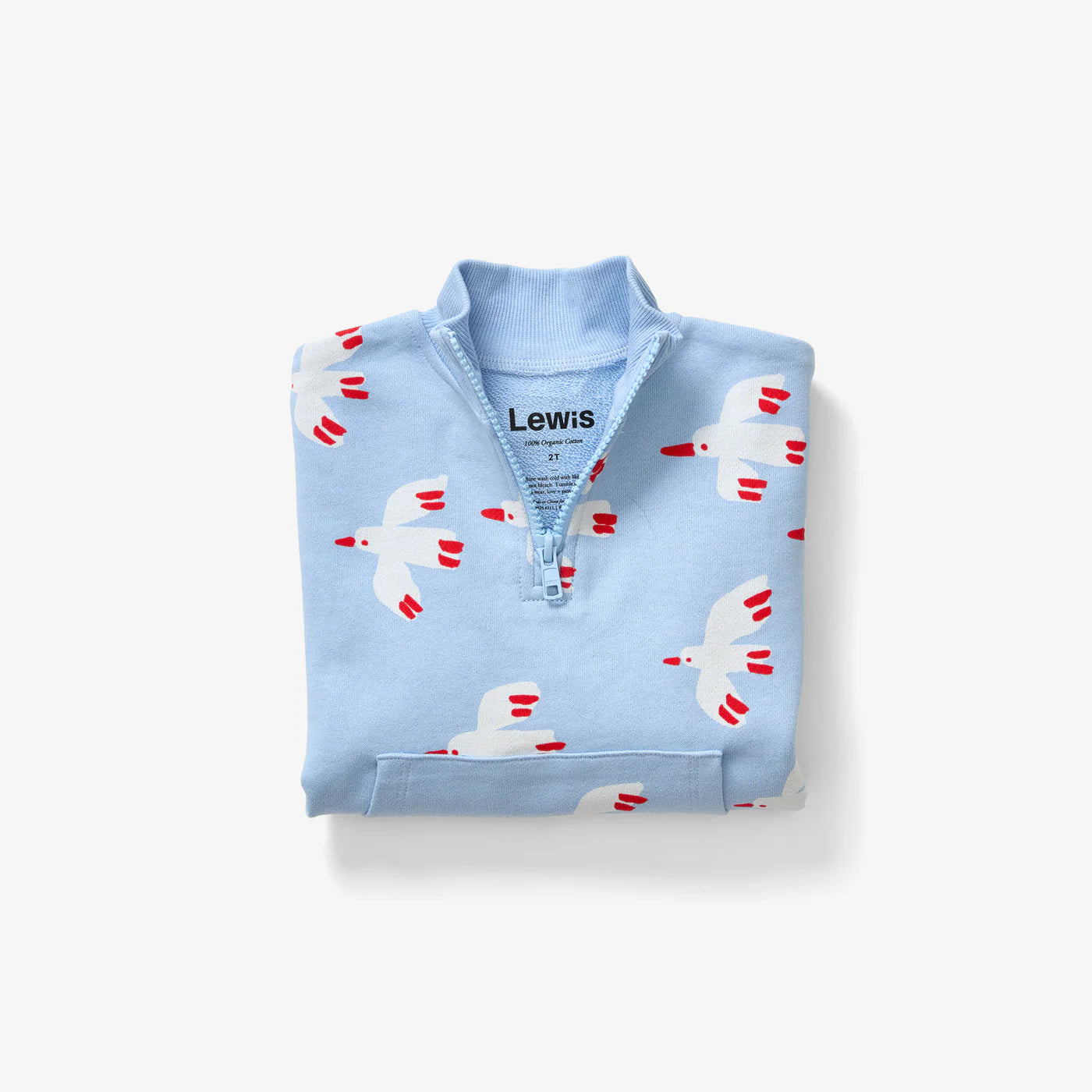 Kids Quarter Zip | Bird Sky