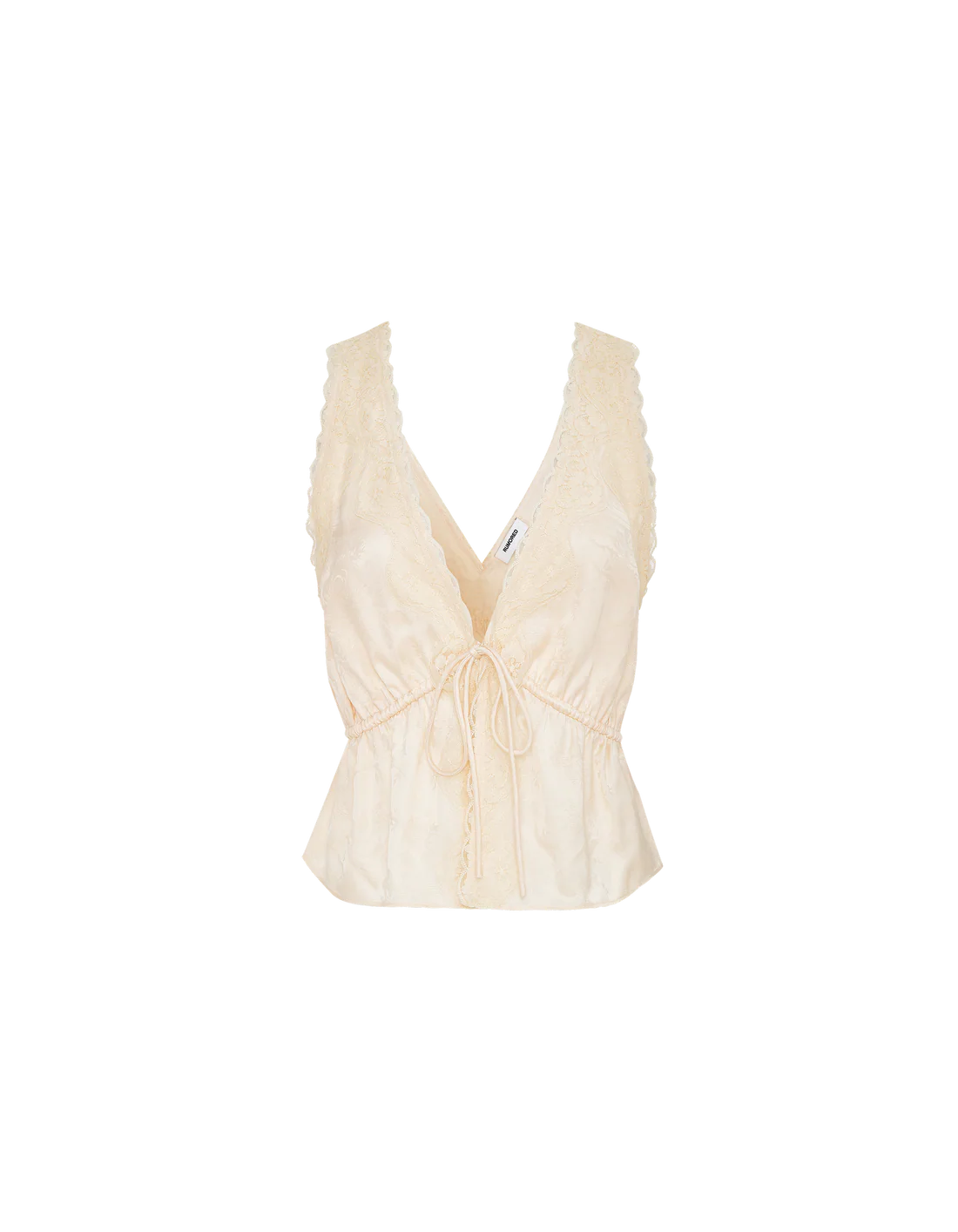Lady Lace Top | Ivory Jacquard