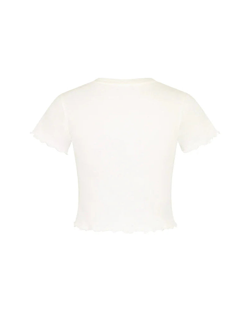 Lettuce Cropped Mini Tee