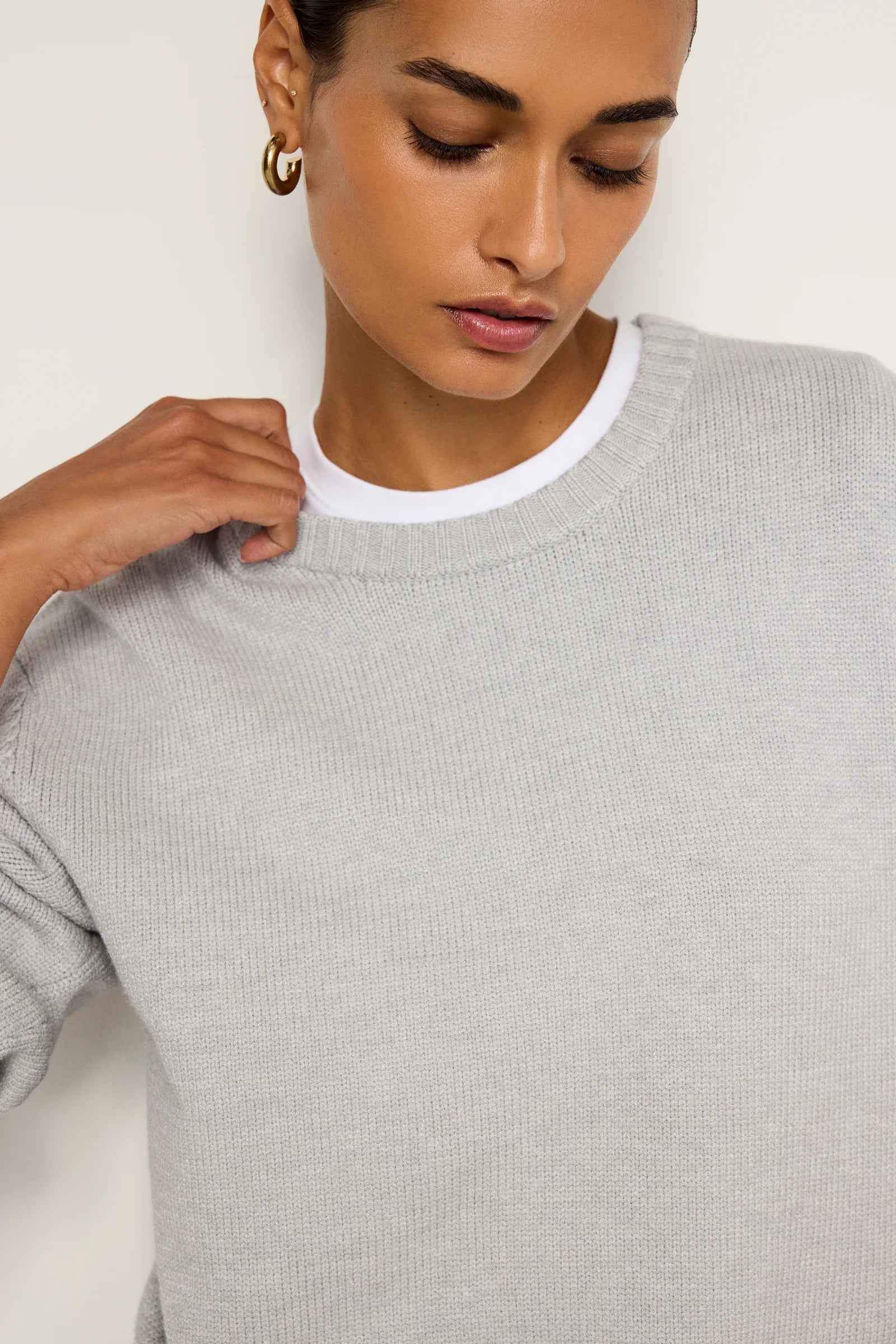 Heavy Cozy Crewneck | Heather Grey