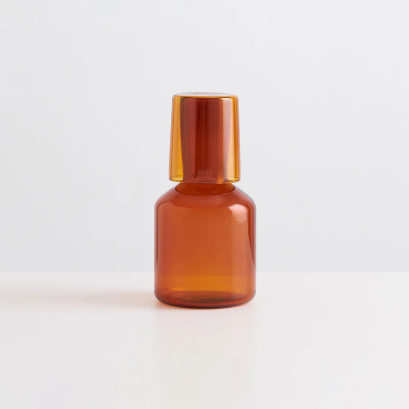 Amber J'ai Soif Carafe & Glass