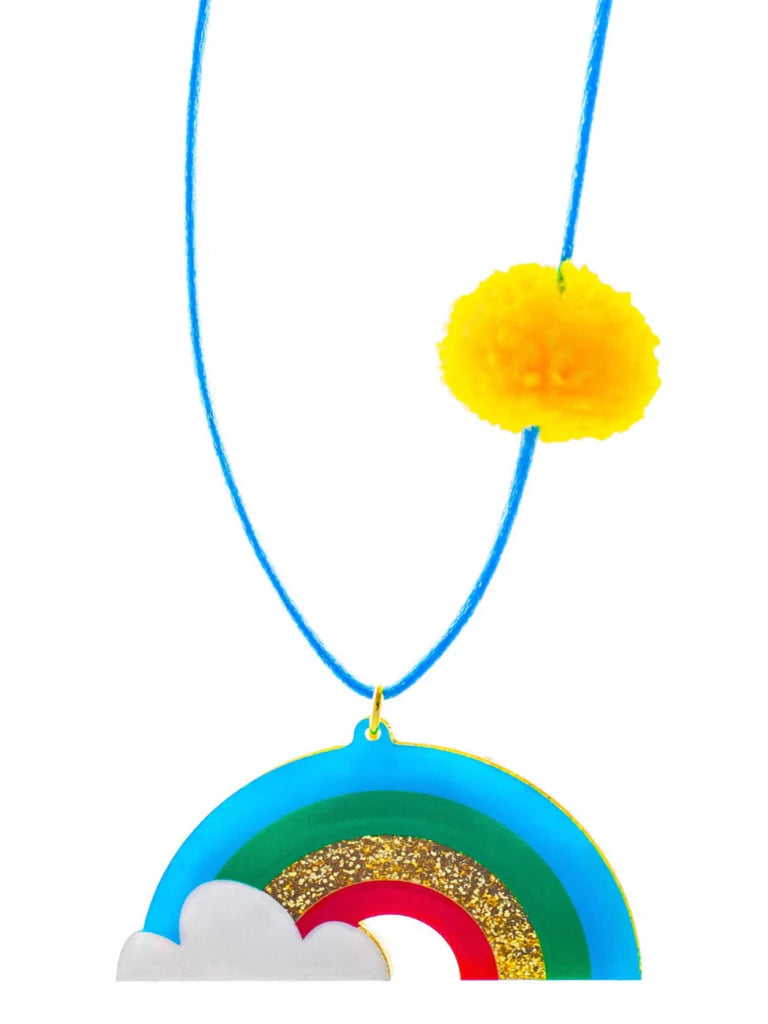Rainbows Are Awesome Kids Necklace