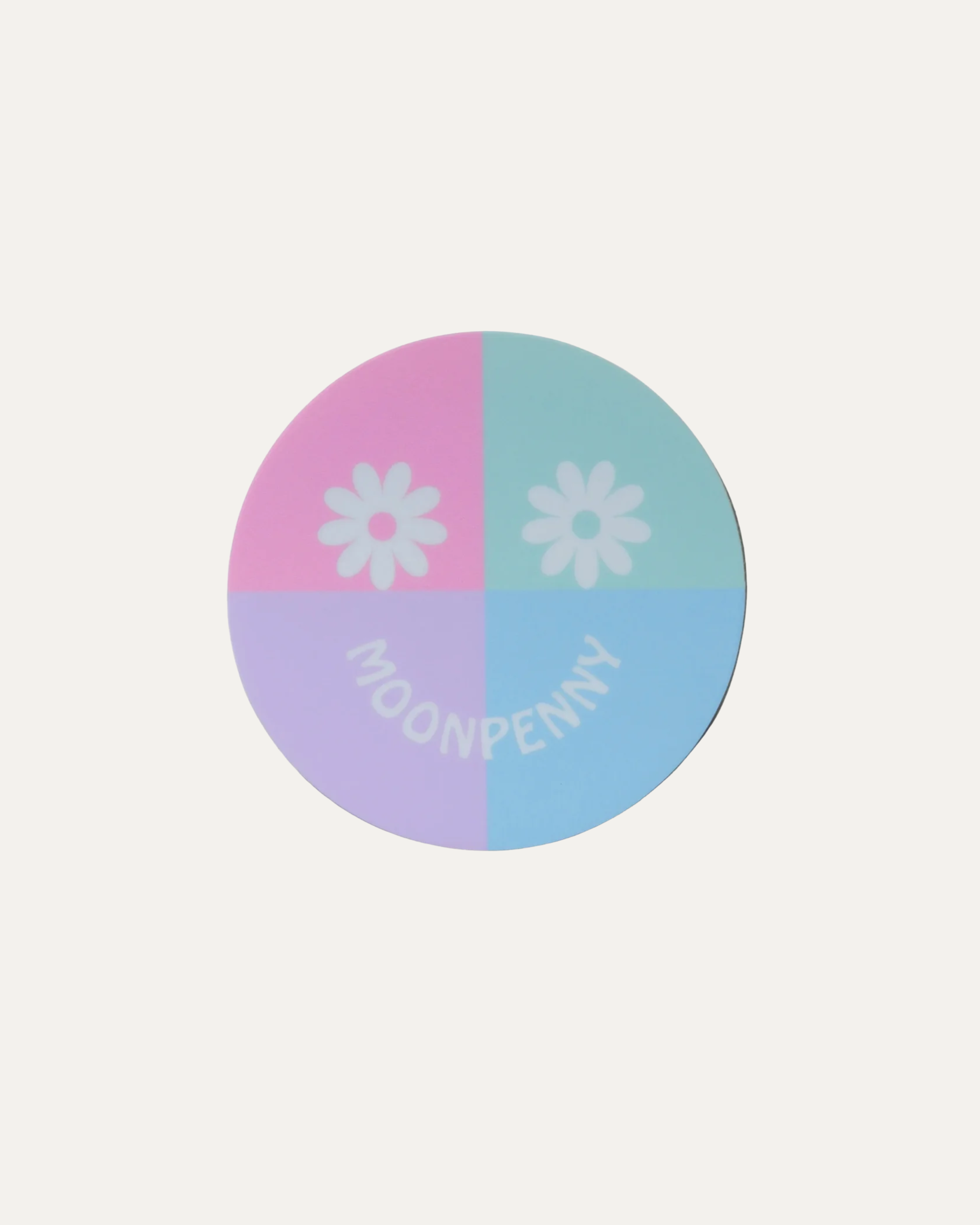 Daisy Face Vinyl Sticker | Cotton Candy