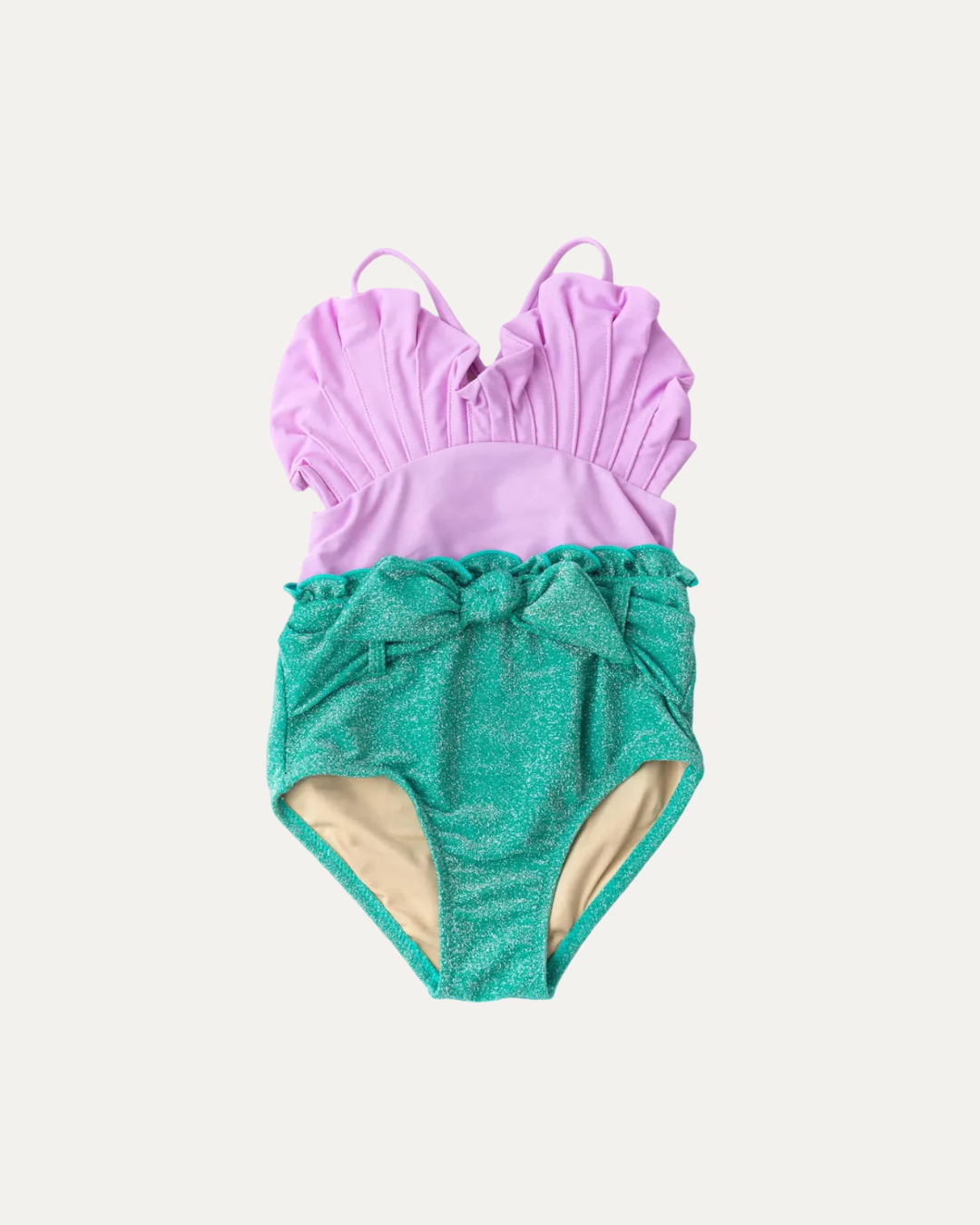 Girls Water Appearing One Piece | Shimmer Mermaid Lilac