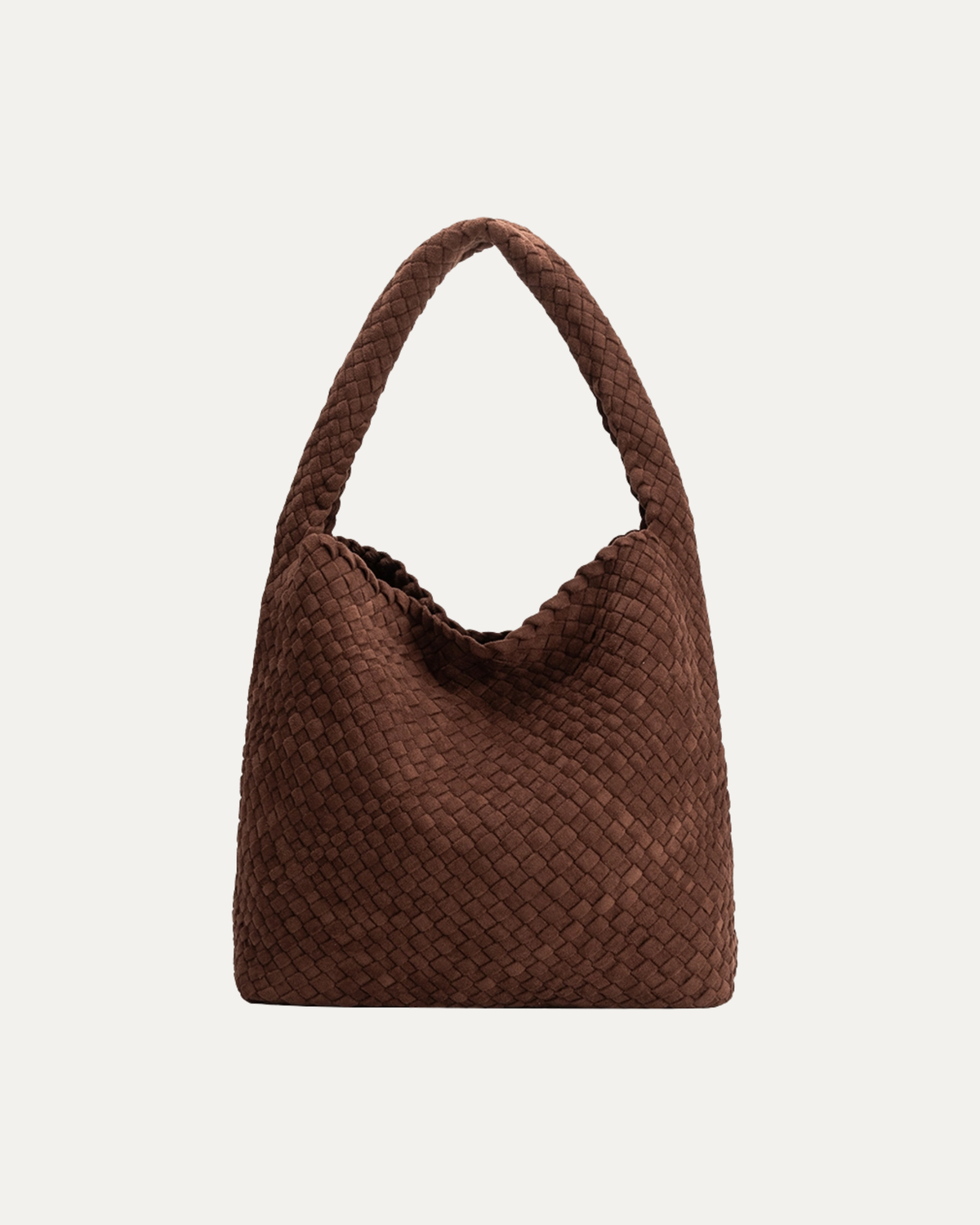 Johanna Chocolate Suede Tote Bag