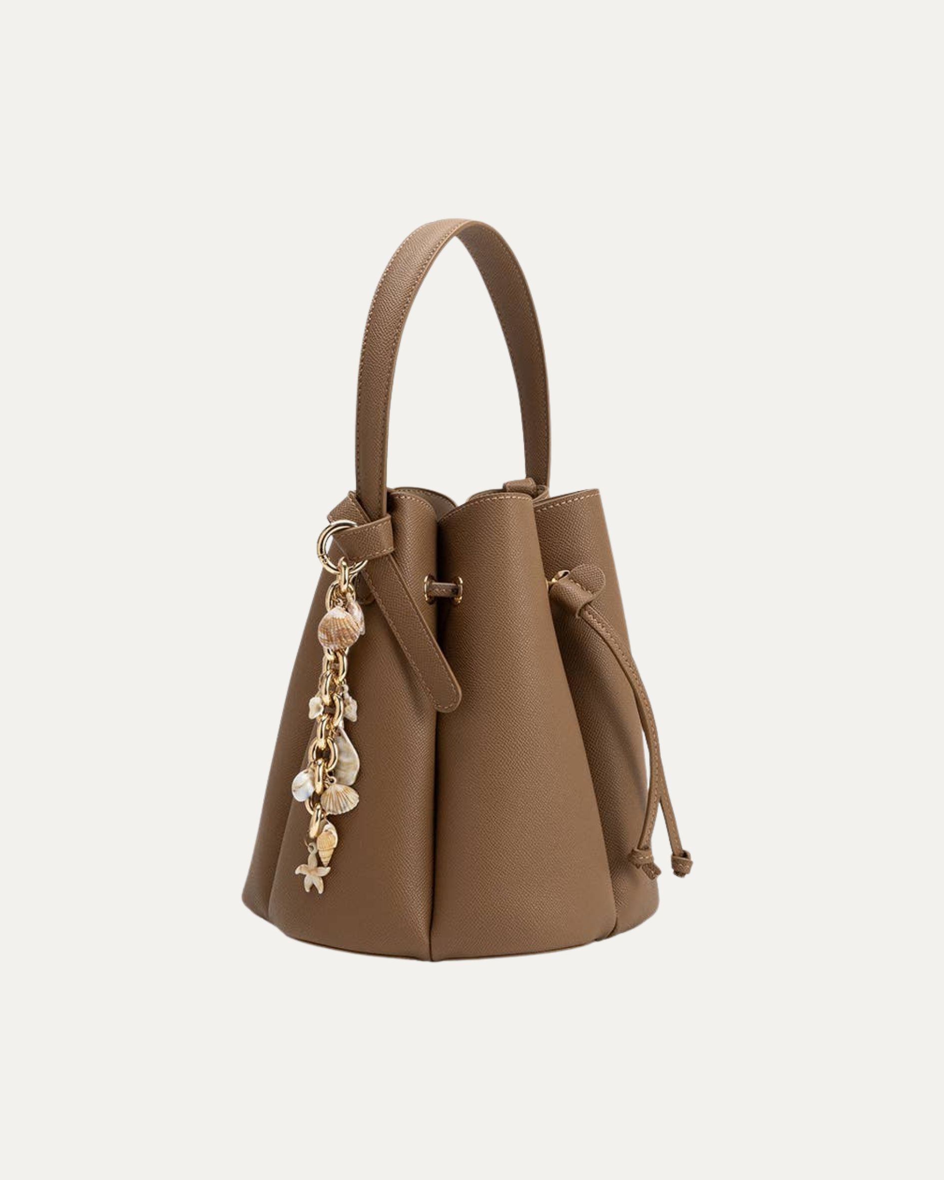 Seashell Gold Bag Charm