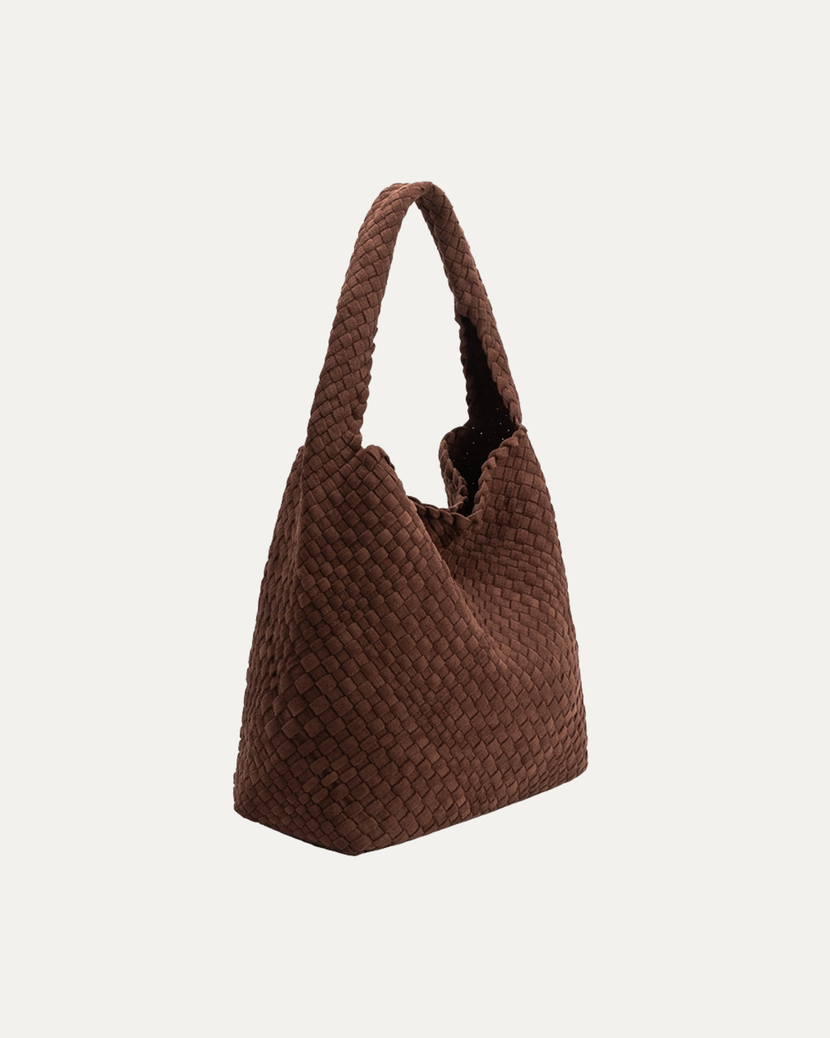 Johanna Chocolate Suede Tote Bag