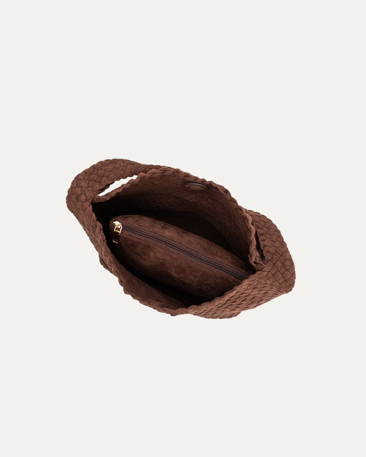 Johanna Chocolate Suede Tote Bag
